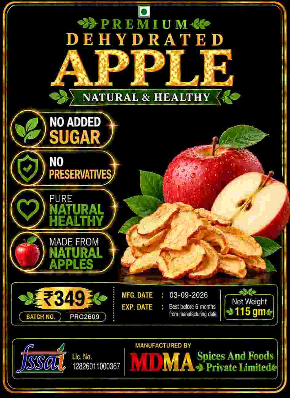 Crispy Dehydrated Apple Rings