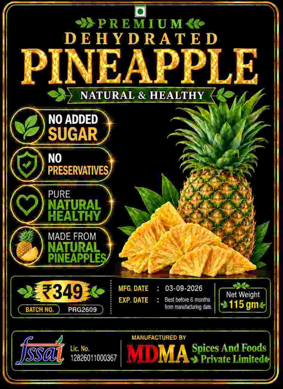 Tropical Dehydrated Pineapple Rings